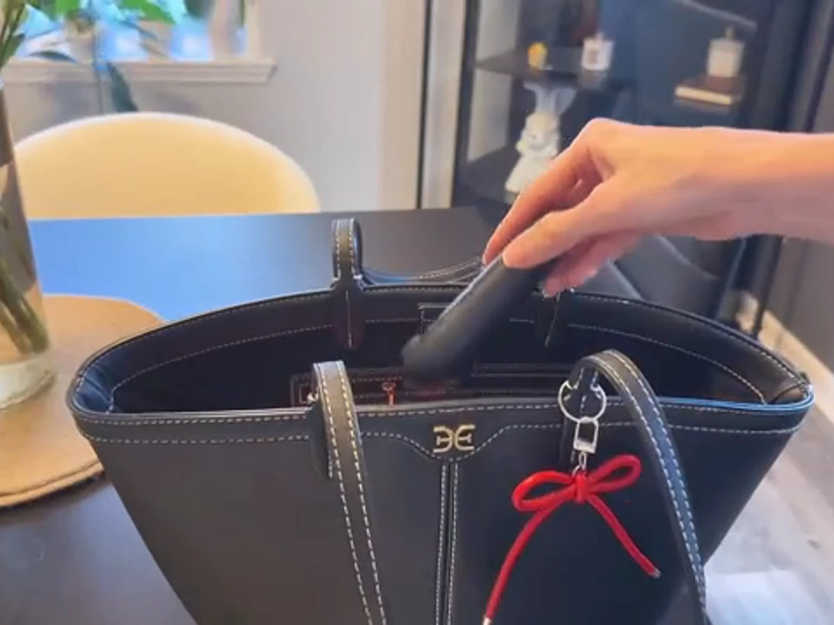 Real STOGA IRH-1 placed into a travel bag for hiking and everyday trips
